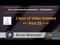 25 Java Interview Questions - Part 25