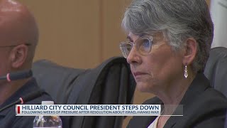 Hilliard City Council president steps down after Israel-Gaza resolution controversy