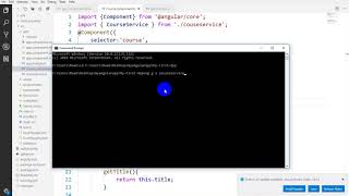 Create Angular Service using cli