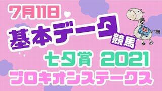 【七夕賞 2021】【プロキオンステークス】基本データ