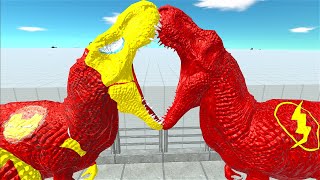 Flash T-Rex Deadly Tour - Animal Revolt Battle Simulator