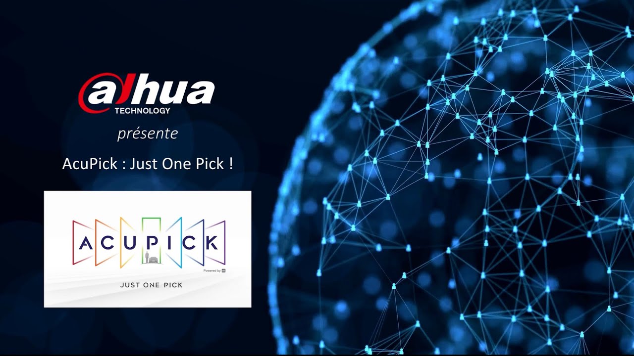 Dahua AcuPick : Présentation & Démonstration - YouTube