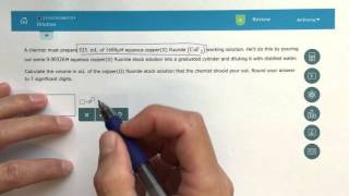 ALEKS - Conversion Factors + Dilution Problem