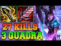 27 Kills + 3 Quadra Kills Samira Guide ADC Build Season 14 LOL ! Samira Gameplay S14  Patch 14.17