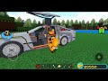 Delorean dmc-12 showcase pt 2 babft/build a boat for treasure roblox (TIME MACHINE?!?!1??1!)