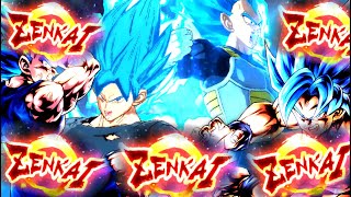 最強アタッカーのLF悟空\u0026べジータにゼンカイ5枚乗せwwwww【ドラゴンボールレジェンズ】【DRAGONBALL LEGENDS】