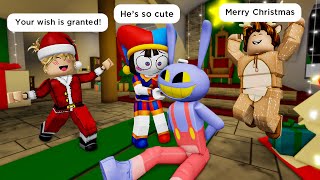 DIGITAL CIRCUS: POMNI & JAX (ALL CHRISTMAS EPISODES) 🎅🏻 Roblox Brookhaven 🏡 RP - Funny Moments