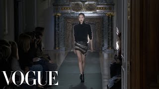 Anthony Vaccarello Ready to Wear Fall 2013 Vogue Fashion Week Runway Show