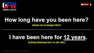 #2. English Tagalog Answers to Common Questions | Mag-aral ng English | English Lessons in Filipino