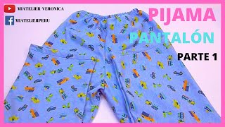 CÓMO COSER PIJAMA PANTALÓN - PARTE 1