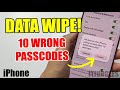 How to Set iPhone to Erase Data After 10 Wrong Passcodes (Data Protection Guide)