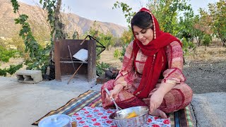 Amazing snack in the village of Iran | village lifestyle of Iran