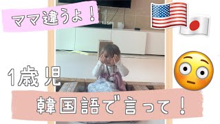 【1歳児が３ヶ国語？】「いないいない、ばぁ」を直された！笑♡ 　国際結婚｜バイリンガル育児 ｜子育て