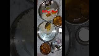 #shorts | village food | Fish Curry and Rice | food | ଗାଁ ଖାଇବା | Home made food | Fish Meal |