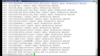 LPIC-1 101 Using split in Linux