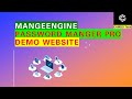 ManageEngine Password Manager Pro Demo Website