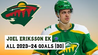 Joel Eriksson Ek (#14) All 30 Goals of the 2023-24 NHL Season