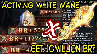 Legacy of Discord - How to Get 10million  BR for activing WHITE MANE!!