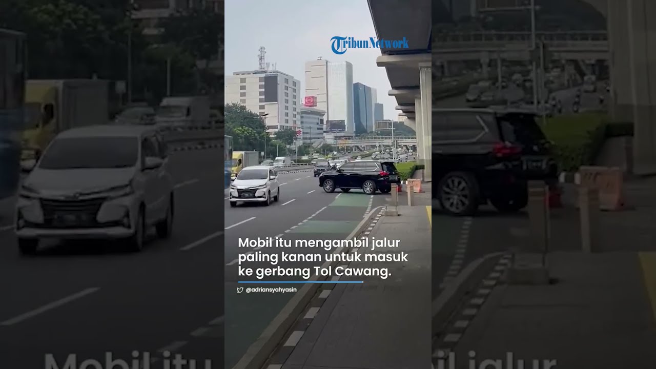 Viral Detik-detik Mobil Mewah Pelat Dinas Nekat Potong Jalur Di ...