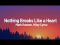 Mark Ronson - Nothing Breaks Like a Heart (Lyrics) Ft. Miley Cyrus