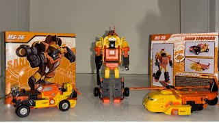 Dr wu mechanic studios sand leopard review. Transformers generation one sandstorm MS 36 triple