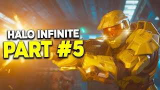 HALO INFINITE Campaign Walkthrough Part #5 - The BATTLE for RANSOM KEEP!