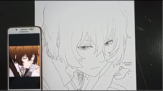 太宰の描き方 |ステップバイステップ |文豪ストレイドッグス