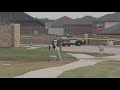 North Texas officer recovering after being shot in confrontation with assault suspect, officials say