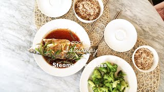 Steamed Sea Bass (Super Healthy And Tasty Recipe) 清蒸鲈鱼