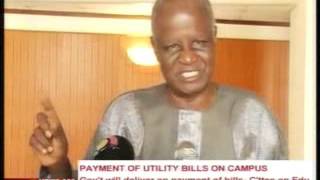 News360 - Gov't to deliver on payment of utility bills on campus - 4/11/2015