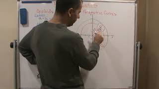 Calc2 Parametric Equations Hypocycloid Derivation of the Parametric Equations