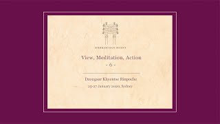 View, Meditation, Action, 25-27 January 2020, Sydney, Australia - Part 6