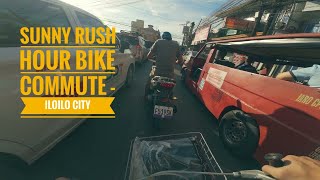 Sunny Rush Hour Bike Commute - Iloilo City