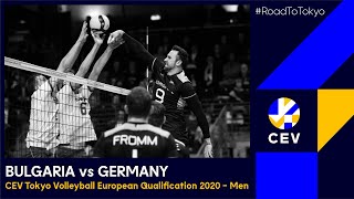 Bulgaria vs Germany FULL MATCH - CEV Tokyo Volleyball European Qualification 2020 - Men