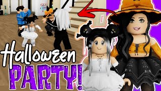 Wir feiern HEIMLICH eine HALLOWEEN PARTY 👯‍♀️ in BROOKHAVEN 🎃✅ Roblox Roleplay Story RP DEUTSCH