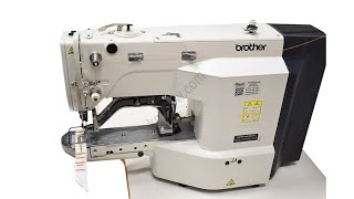 Demo for Brother KE-430HS-05 Heavy weight bartack industrial sewing machine