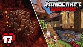 Let's Play Minecraft Hardcore | Netherite Mining & Base Improvements