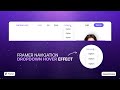 How to create Dropdown Navbar hover effect in Framer(Easy) by Jaspreet.Design
