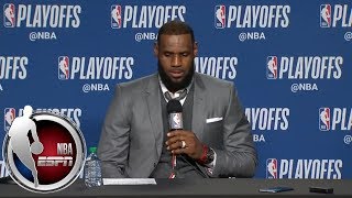 [FULL] LeBron James on Cavs teammates in Game 1 vs. Raptors: 'They were phenomenal' | NBA on ESPN