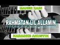 karaoke rahmatan lil allamin maher zain ( guitar akustik )