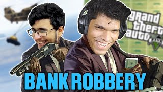 Funniest BANK ROBBERY in GTA 5 with @liveinsaan