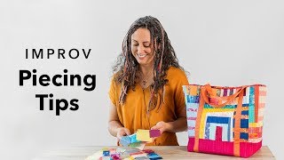 3 Improv Piecing Tips with Christina Cameli | Scrap Quilting for Beginners