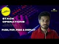 S4 | Stack Operations using array | Java | English