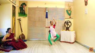 Visharu Adavu | Mardita Adavu | Paraval Adavu | Steps 1 to 6 | Bharatanatyam Basic Adavus | NADAM