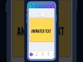 How to create animated text effect in CANVA || canva text animation  #canvatutorial #canva