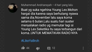 Komentar paling sadis dari netijen di video young lex