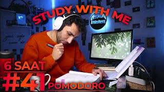 📚 6 HOUR LIVE STUDY WITH ME - BENİMLE DERS ÇALIŞ -  ENG/TR - 6x50 POMODORO