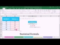 DEVSQ Statistical Function with Example in MS Office Excel Spreadsheet 2016