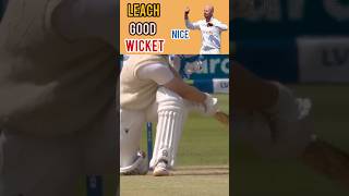 leach from big  wicket...#cricket #short video  #viral #yt shorts