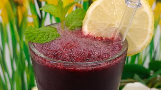 Mulberry Juice Recipe | Resepi Minuman Segar Jus Mulberi